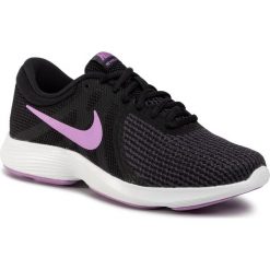 Buty NIKE - Revolution 4 Eu AJ3491 011 Black/Fuchsia Glow/Oil Grey. Czarne buty sportowe damskie Nike, bez wzorów, z tworzywa sztucznego, sportowe, do biegania, nike revolution. Za 199,00 zł.