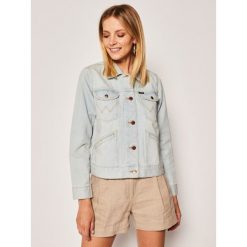 Kurtka jeansowa Wrangler Icons 124WJ Western W4WJUG13I. Niebieskie kurtki damskie Wrangler, xs, bez wzorów, z bawełny, bez kaptura. W wyprzedaży za 299,00 zł.