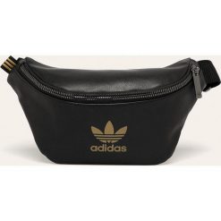 Adidas Originals - Nerka. Czarne nerki damskie adidas Originals, w paski, z poliesteru, małe, bez dodatków. Za 99,90 zł.