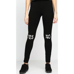 Spodnie damskie: Czarne Legginsy Yes Or No