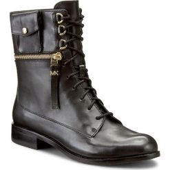 Botki MICHAEL KORS - Zana 40F6ZAFE6L Black. Czarne botki damskie na obcasie Michael Kors, z materiału. W wyprzedaży za 899,00 zł.