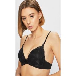 Esotiq - Biustonosz Lush. Czarne biustonosze Esotiq, w koronkowe wzory, z elastanu. W wyprzedaży za 99,90 zł.