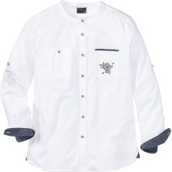 Koszula ludowa Regular Fit bonprix biały. Białe koszule męskie marki Reserved, l. Za 49,99 zł.
