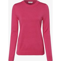 BOSS - Sweter damski – Fegan, różowy. Różowe swetry damskie Boss, m, bez wzorów, z wełny, bez rękawów, bez kaptura. Za 649,95 zł.