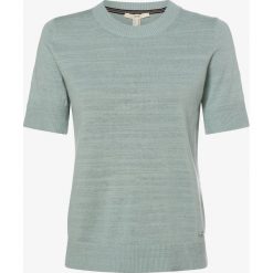 Esprit Casual - Sweter damski z dodatkiem lnu, niebieski. Niebieskie swetry damskie Esprit Casual, xs, bez wzorów, prążkowane, klasyczne, bez rękawów, bez kaptura. Za 169,95 zł.