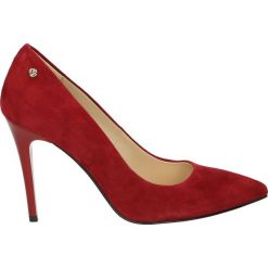 Czółenka - 24069 CAM BOR. Czerwone buty ślubne damskie Venezia, ze skóry. Za 299,00 zł.