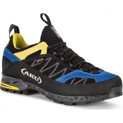Aku buty trekkingowe męskie Tengu Low GTX (976355) CzarnyTengu Low GTX (976355) 44 czarne. Czarne buty trekkingowe męskie Aku, z materiału, bez zapięcia, wspinaczkowe, gore-tex. Za 779,00 zł.