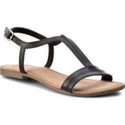 Sandały GIOSEPPO - Ellie 40540-02 Black. Czarne klapki damskie marki Gioseppo, bez wzorów, ze skóry, bez obcasa, na obcasie. Za 159,00 zł.
