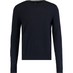 Armani Exchange Sweter navy. Czarne swetry klasyczne męskie marki Armani Exchange, l, z materiału, z kapturem. Za 399,00 zł.