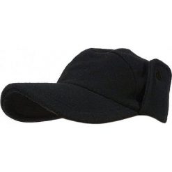 Czarna Jesienno-Zimowa Męska Czapka z Daszkiem -Pako Jeans- z Nausznikami, Bejsbolówka CPAPJNSDASZEK591. Czarne czapki męskie na zimę, z jeansu. Za 39,00 zł.