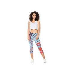 Legginsy CP-011 284. Szare legginsy damskie do fitnessu marki Colour pleasure, z dzianiny. Za 99,00 zł.