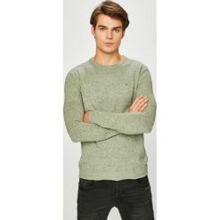 Hilfiger Denim - Sweter. Zielone bez kategorii Hilfiger Denim, xl, z bawełny, z okrągłym kołnierzem. W wyprzedaży za 239,90 zł.