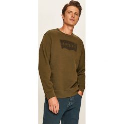 Levi's - Bluza. Zielone bluzy męskie Levi's®, s, z aplikacjami, z bawełny, z okrągłym kołnierzem, bez rękawów, bez kaptura. Za 279,90 zł.