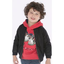 Mayoral - Kurtka dziecięca 92-134 cm. Czarne kurtki chłopięce Mayoral, z poliesteru, krótkie. W wyprzedaży za 139,90 zł.