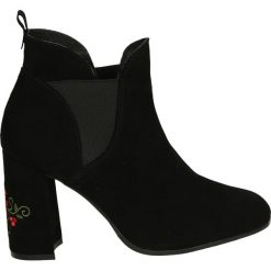 Botki - 2595 NE1-H3VR. Czarne botki damskie marki Venezia, ze skóry. Za 269,00 zł.