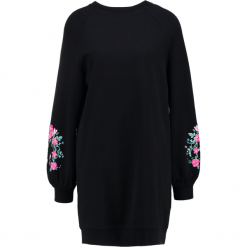 Sukienki: Even&Odd FLORAL PRINT DRESS Sukienka letnia black