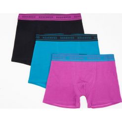 Bokserki 3 pack - Fioletowy. Fioletowe bokserki męskie marki Reserved. Za 59,99 zł.