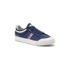 Buty Napapijri N0YJS0 CANVAS. Niebieskie trampki męskie Napapijri, bez wzorów, bez zapięcia. Za 234,64 zł.