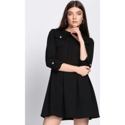 Czarna Sukienka Restrict. Czarne sukienki hiszpanki Born2be, uniwersalny, mini. Za 79,99 zł.