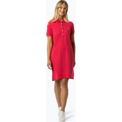 Marc O'Polo - Sukienka damska, czerwony. Czerwone sukienki damskie Marc O'Polo, z haftami, z bawełny, sportowe, polo, bez rękawów, sportowe. Za 479,95 zł.