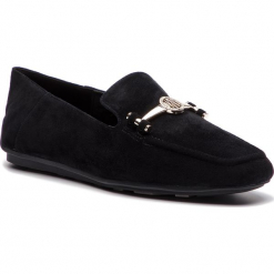Lordsy DKNY - Li K3866225 Black. Czarne mokasyny damskie DKNY, ze skóry, bez obcasa, na płaskiej podeszwie. Za 479,00 zł.