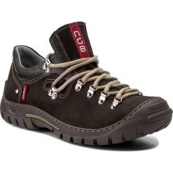 Półbuty NAGABA - 055 Czarny Pull-Up. Czarne półbuty męskie Nagaba, na co dzień, bez wzorów, ze skóry, bez zapięcia. Za 249,00 zł.
