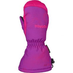 Rękawiczki narciarskie "Maxi R-TEX® XT Mitten" w kolorze różowo-fioletowym. Różowe szaliki i rękawiczki niemowlęce Reusch, bez wzorów, z polaru. W wyprzedaży za 69,95 zł.