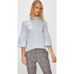 Trussardi Jeans - Koszula. Niebieskie bluzki damskie s, z elastanu, klasyczne. W wyprzedaży za 159,90 zł.