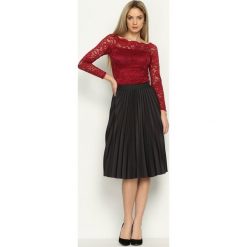 Ciemnoszara Spódnica Decor. Szare spódniczki damskie Renee, s, bez wzorów, z dzianiny, midi. Za 79,99 zł.
