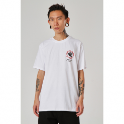 SIMPLE THREAD FIRST DATE T-SHIRT WHITE. Białe t-shirty męskie Turbokolor. Za 74,99 zł.