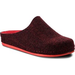 Kapcie GRÜNLAND - Reps CI2254-A6 Rosso. Czerwone klapki damskie Grünland, bez wzorów, z wełny, bez obcasa. W wyprzedaży za 159,00 zł.