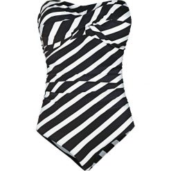 Kostium kąpielowy shape Level 1 bonprix czarno-biały w paski. Czarne stroje kąpielowe damskie bonprix, w paski. Za 119,99 zł.