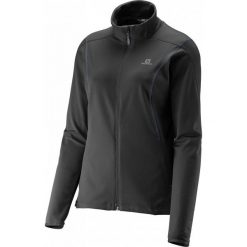 Bluzy sportowe damskie: Salomon Bluza Discovery Fz Midlayer W Black L