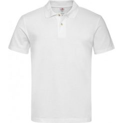 Biała Bawełniana Koszulka POLO -STEDMAN- Męska, Krótki Rękaw, z Kołnierzykiem, Casualowa TSJNPLPOLOST3000white. Białe koszulki męskie Stedman, m, bez wzorów, z bawełny, z krótkim rękawem. Za 54,00 zł.