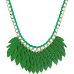 Naszyjniki damskie: sweet deluxe GEERTJE Naszyjnik silvercoloured/green