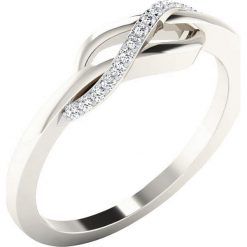Złoty pierścionek z diamentami. Szare pierścionki damskie Art of Diamond & Co., z diamentem, złote. W wyprzedaży za 738,95 zł.