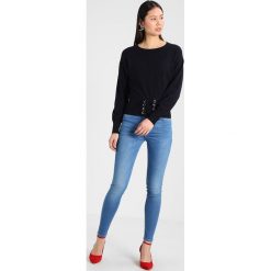 Swetry klasyczne damskie: one more story Sweter navy blue