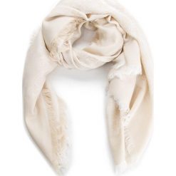 Chusty damskie: Chusta TORY BURCH – Logo Jacquard Traveler Scarf 45664 New Ivory 104