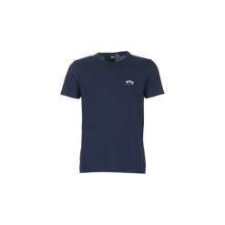 T-shirty z krótkim rękawem BOSS Athleisure TEE CURVED. Niebieskie t-shirty męskie BOSS Athleisure, s, bez wzorów, bez kołnierzyka, krótkie. Za 219,00 zł.