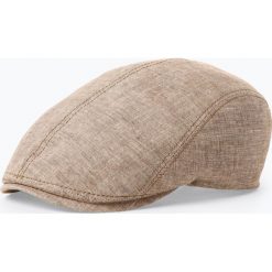 Göttmann - Czapka męska z lnu, beżowy. Brązowe czapki męskie marki Göttmann, bez wzorów, z bawełny. Za 189,95 zł.