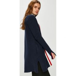 Tommy Jeans - Kardigan. Niebieskie kardigany damskie marki Tommy Jeans, s, z bawełny. W wyprzedaży za 359,90 zł.