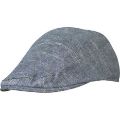 Szaro-Niebieski Melanżowy Męski Kaszkiet, Przewiewny, Lniany -EM Men's Accessories, Letni CPAEMACSKASZKIET5105. Szare czapki męskie Em men's accessories, na lato, bez wzorów, ze lnu. W wyprzedaży za 47,20 zł.