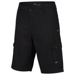 Oakley Spodenki Foundation Cargo Blackout 34. Czarne spodenki i szorty męskie marki Oakley, m, bez wzorów, z bawełny, sportowe. W wyprzedaży za 179,00 zł.