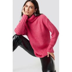 Trendyol Sweter z golfem - Pink. Szare golfy damskie marki Vila, l, z bawełny, z okrągłym kołnierzem. Za 121,95 zł.