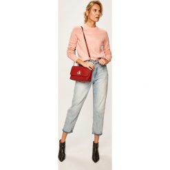 Calvin Klein Jeans - Sweter. Szare swetry damskie Calvin Klein Jeans, s, bez wzorów, z wełny, bez rękawów, bez kaptura. W wyprzedaży za 429,90 zł.