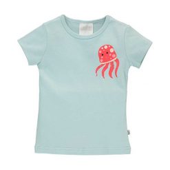 T-shirty chłopięce z nadrukiem: Koszulka w kolorze błękitnym