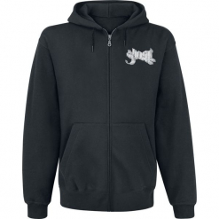 Ghost Rats Admat Bluza z kapturem rozpinana czarny. Czarne bluzy męskie marki Ghost, l, z nadrukiem, z kapturem, bez rękawów, z kapturem. Za 184,90 zł.