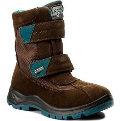 Buty zimowe chłopięce: Śniegowce NATURINO – Barents 0013001228.01.9103 Moro/Petrolio Fondo Nero D