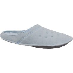 Crocs Classic Slipper 203600-4JZ. Niebieskie klapki damskie Crocs, bez wzorów, bez obcasa. W wyprzedaży za 119,99 zł.