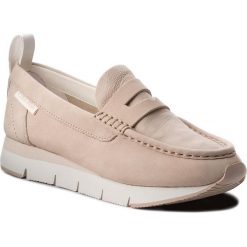 Półbuty CALVIN KLEIN JEANS - Sonora RE9737 Sesamo. Brązowe półbuty damskie skórzane marki Calvin Klein Jeans, na obcasie. W wyprzedaży za 299,00 zł.